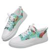 Little White Shoes New Printed Flat-bottomed Lace-up Student Lightweight Running Casual Sports Shoes Single Shoes