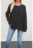 2026 European & American Women's Solid Color Knit Pullover - Autumn/Winter Loose Fit, Round Neck Sweater.
