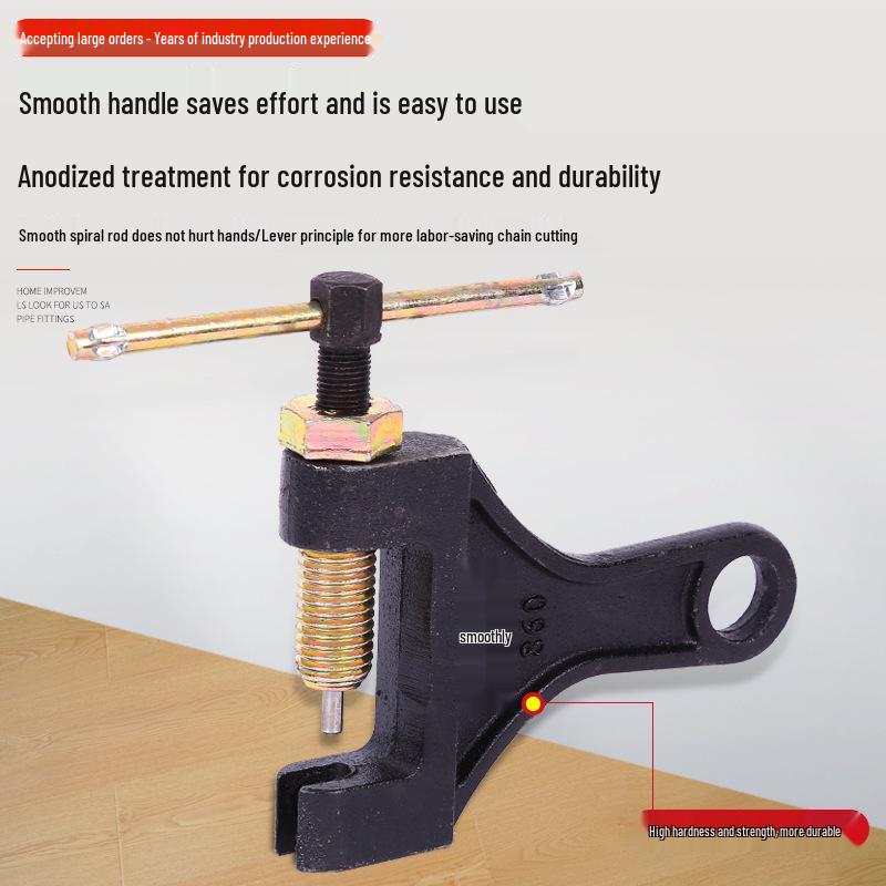 Multi-Use Motorcycle Chain Breaker and Link Remover Tool