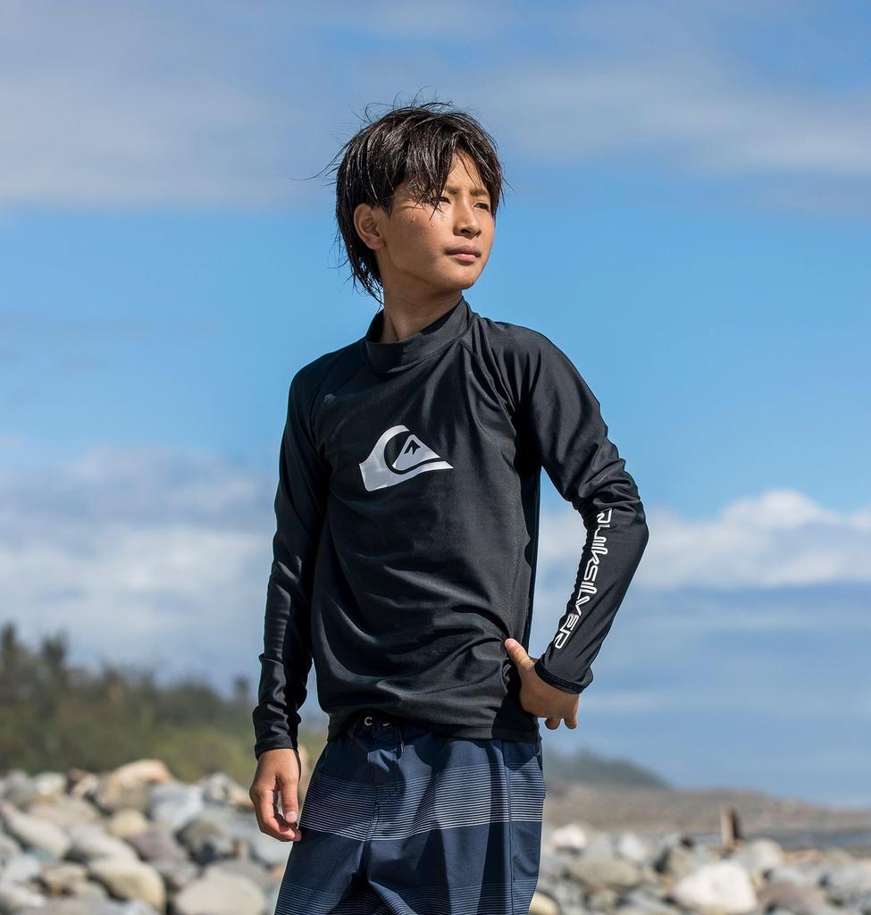 Rashguard ALL TIME LR YOUTH Boys BLK [QUIKSILVER]