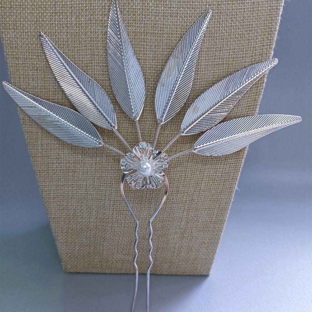 Hairstyle Design Tool Ancient Style Headwear U Shape Hairpin Thai Headdress Metal Hair Sticks