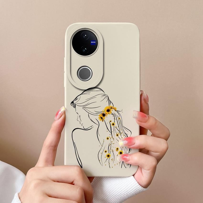 

Чехол для Vivo Y53S Y55 IQOO Z10X V50 Y16 Y31 Y51 Y70 модные классные узоры для девушек мягкий тонкий гладкий жидкий силиконовый чехол против падения для Vivo телефон сумки Vivo IQOO Z10X