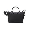 Longchamp Le Pliage Energy 32 Faltbare Knödeltasche Umhängetasche Recycelte Leinwand-Tragetasche Mittelgroß Damen Taschen Schwarz 1515HSR001