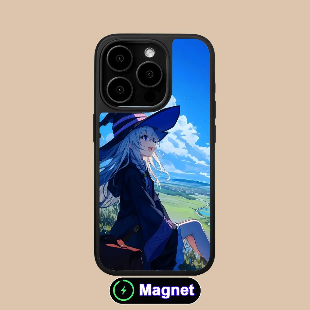 

Wandering Witch Elaina Matte Surface Magsafe Mobile Phone Case for iPhone 17 16 15 14 13 12 11 Air Pro Max Plus Colorful Cover iPhone 11
