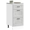 Kitchen Base Cabinet, Porto, Concrete Gray