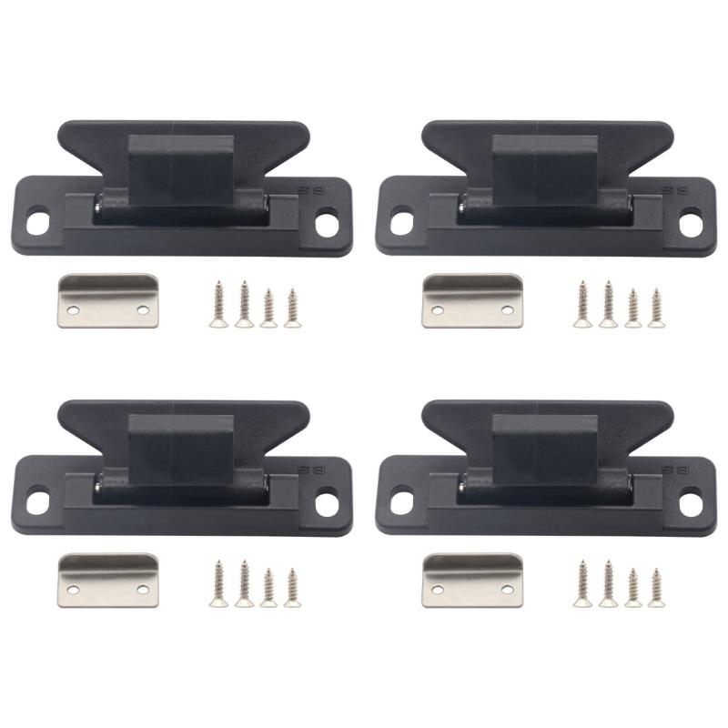 

Держатель двери автомобиля Т-образный фиксатор упоры двери, защелка двери багажника для автомобиля, прицепа, кемпера, автодома чёрный