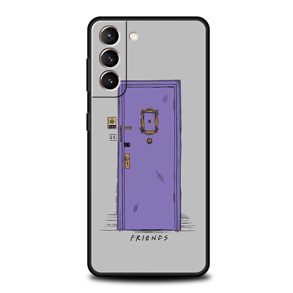 Friends Phone Case for Samsung Galaxy S26 S25 S24 S23 S22 S20 S21 FE Ultra S25 Edge Plus 5G Soft TPU Cover Fundas Capa Coque Bag