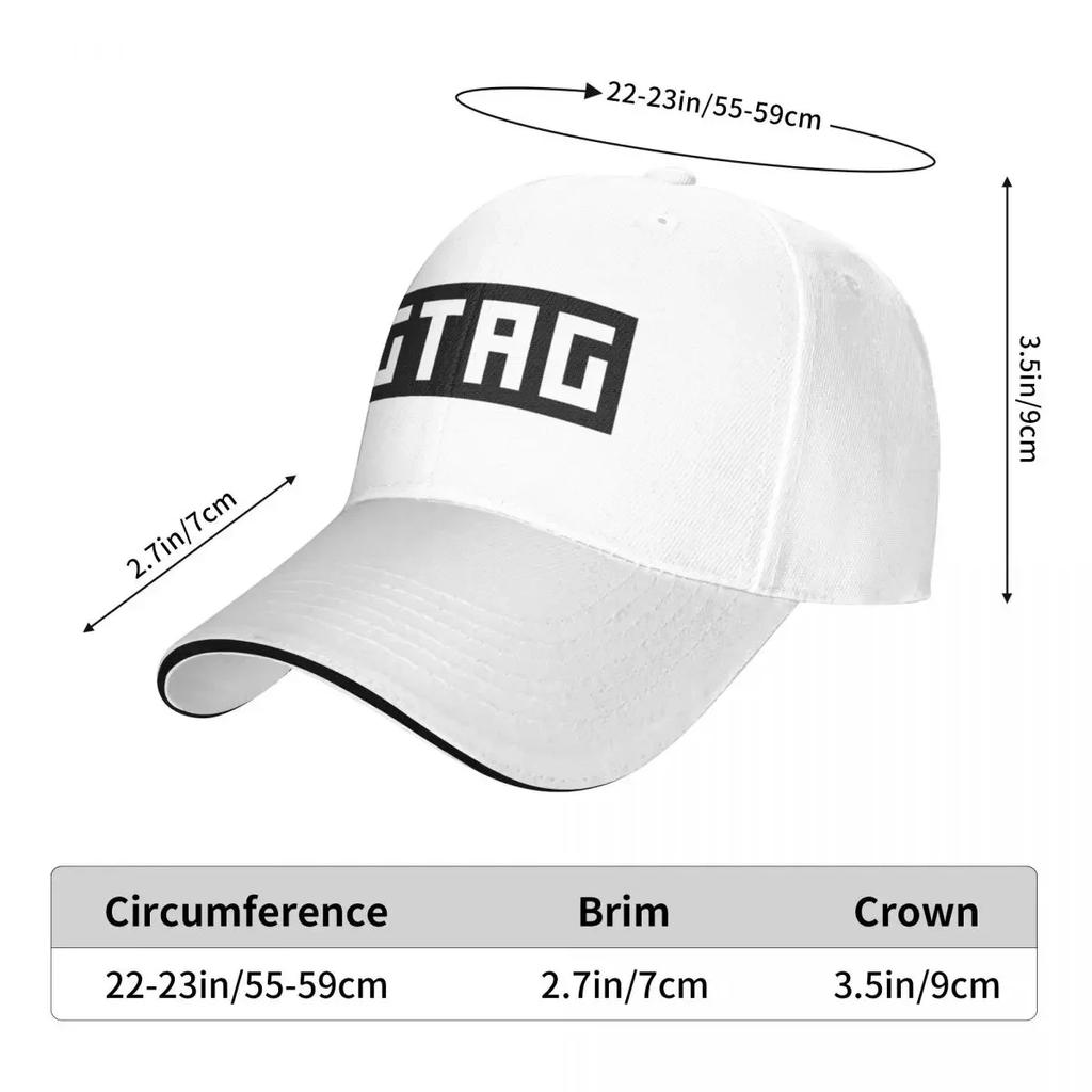 Inoffizielles Gorilla Tag GTAG Logo Merch Kappe Mode Lässig Baseballkappen Verstellbarer Hut Hip Hop Sommer Unisex Baseballkappen
