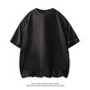 Men's Summer Wool Blend Half-High Collar Knit Short-Sleeve Sweater