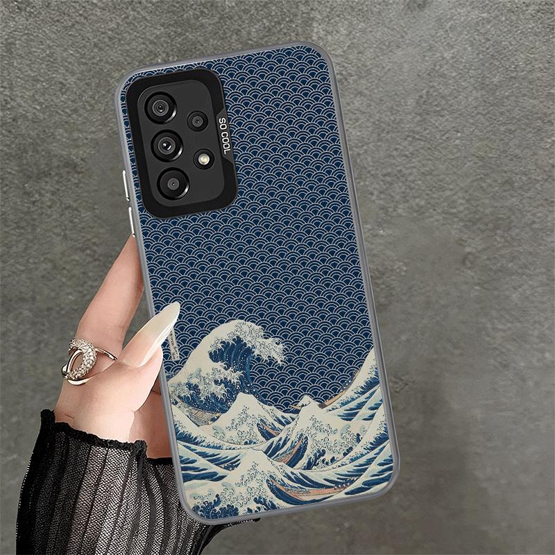 

Japanese Wave Kanagawa Surfing Shockproof Phone Case for Samsung A17 A16 A15 A14 A37 A57 A36 A56 A26 A35 A55 A25 A34 A54 A24 A13 Samsung A23