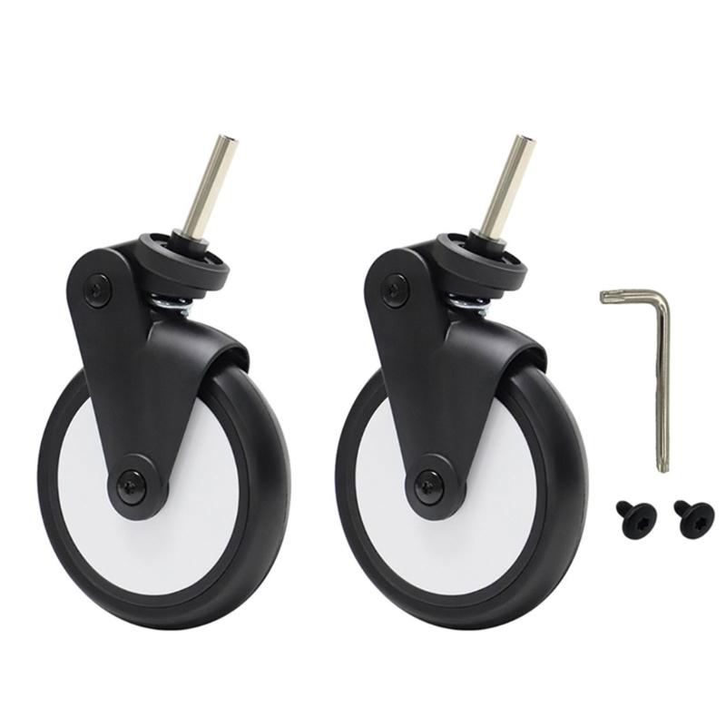 Baby Kinderwagen Gummiräder Baby Kinderwagen Vorder-/Hinterräder Ersatzzubehör für Yoya Vovo Rad Kinderwagen