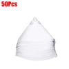 Lot de 50 filtres à peinture jetables en papier, gobelets de purification, 80 mailles, en nylon, pour une filtration uniforme de la peinture automobile