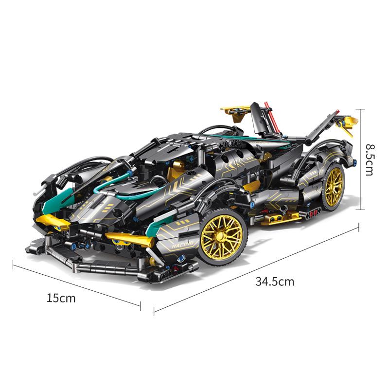 Technical Building Blocks 1400PCS Model Racing Sport Car City Mechanical Speed Vehicle Supercar Brick Puzzle Toys Kid Adult Gift