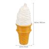 2Pcs Decorative Ice Cream Prop Wonderful Realistic Shape Artificial Ice Cream for Display Photography Prop Cafe Bar Accessories