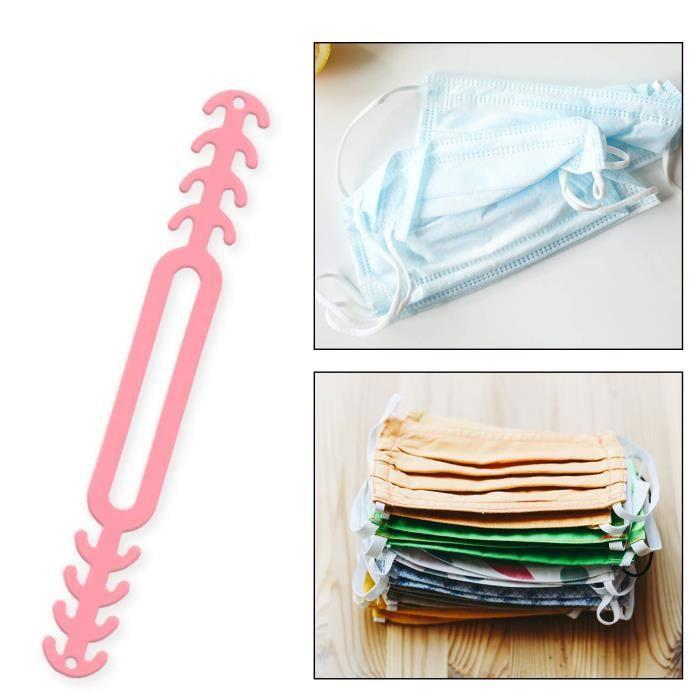 WedDecor Rose Face Mask Ear Savers With 4 Adjustable Strap Protectors Cover Holder Clips For Bicycle Mask,...