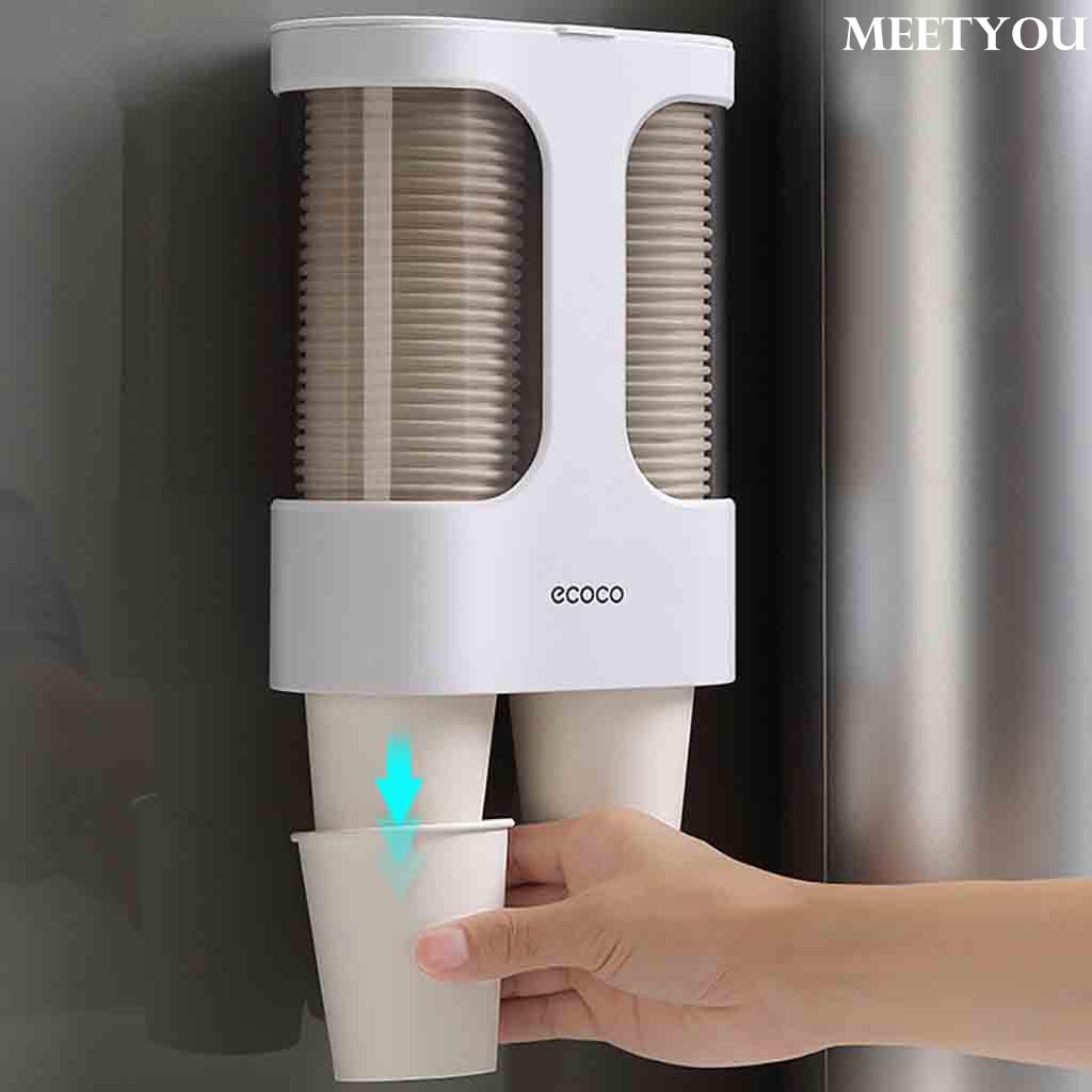 Water Dispenser Cup Holder Disposable Cup Holder Automatic Cup Storage
