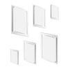 ABS Access Doors Access Panel Inspection Hole Wall Ceiling White Hatch Cover Plastic Push-Type Inspection Port 100x150mm