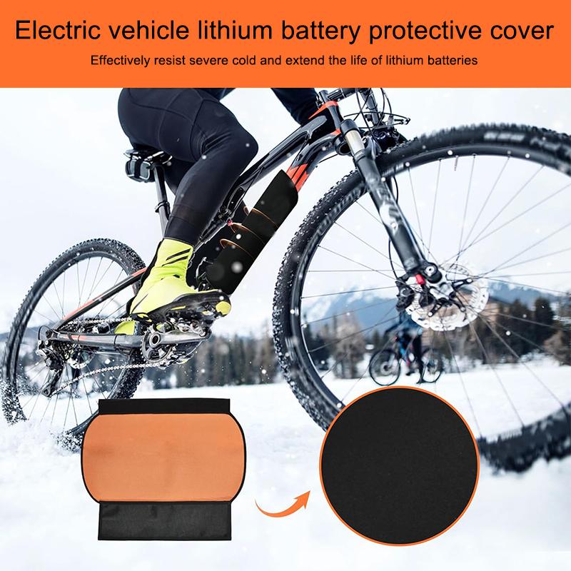 E-Bike Akku Schutzhülle für Akku Schutz Cover Wasserdichte Neopren Schutzhülle für Fahrrad
