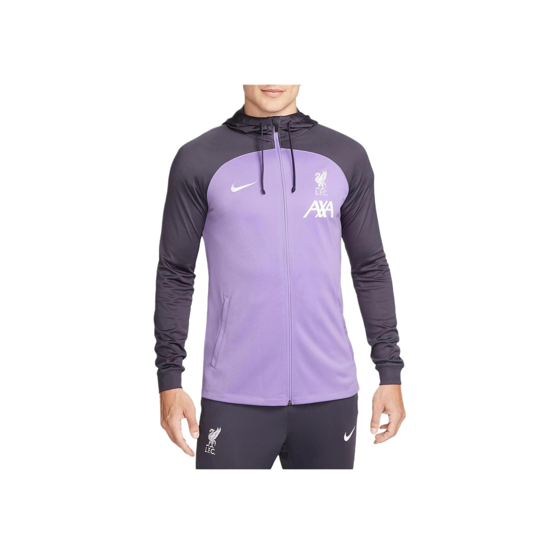 

Nike Dri-Fit Football Hooded Tracksuit Jacket Men Jacket Purple FN7320-568 M