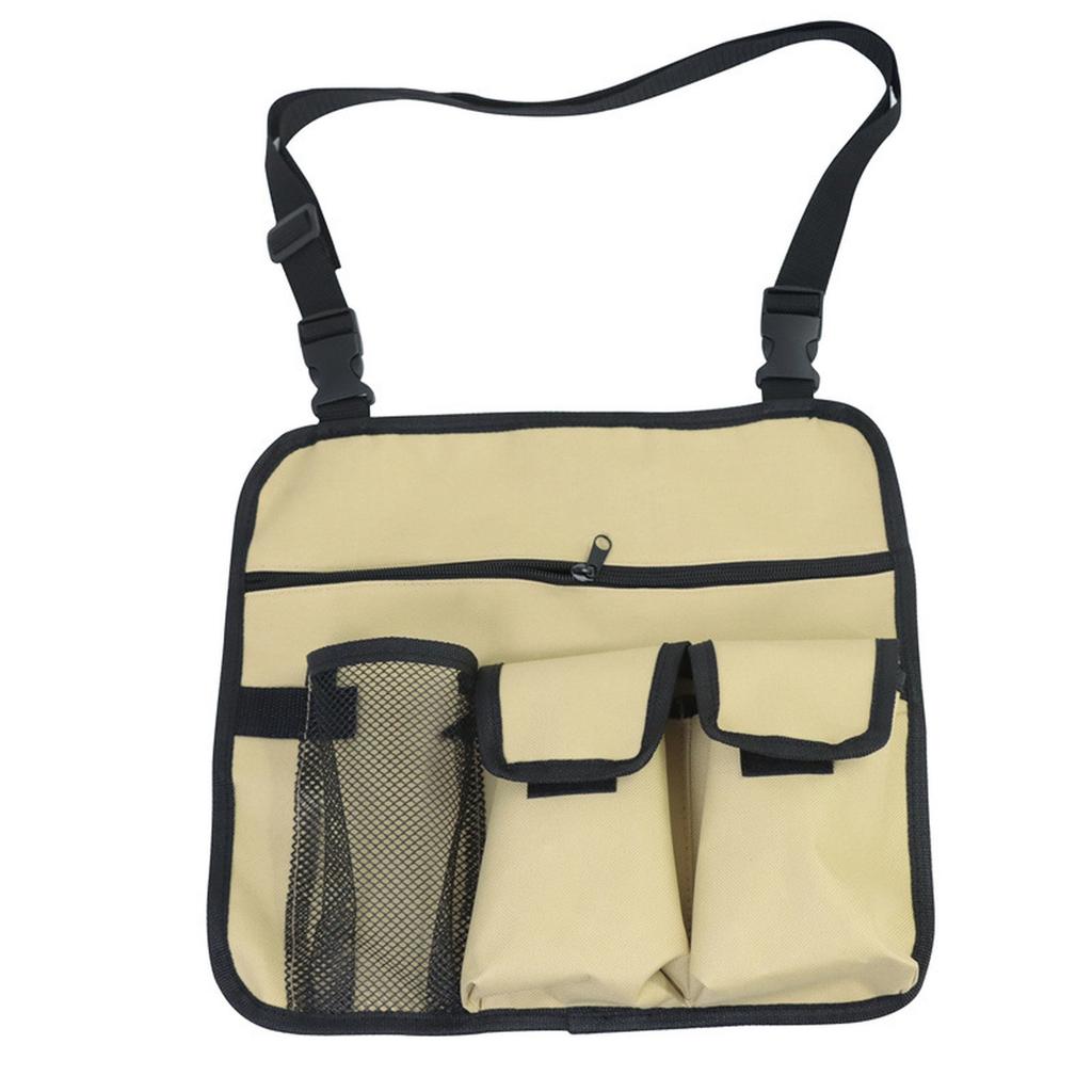 Beach Armrest Side Organizer Wearproof Multifunctional Easy To Clean 600D Oxford Cloth Beach Arm Chair Tote Bag for Travelling