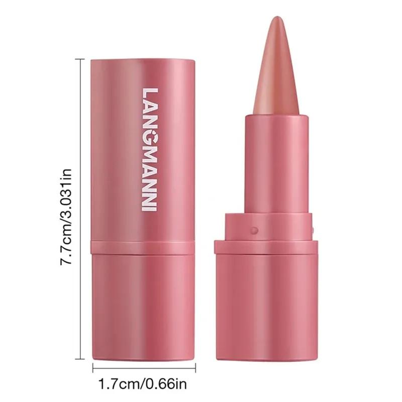 6 Color Tapered Lip Liner Nude Matte Lipstick Pencil Long-Lasting Waterproof Lipliner Pencil Non-Stick Cup Lips Contour Makeup