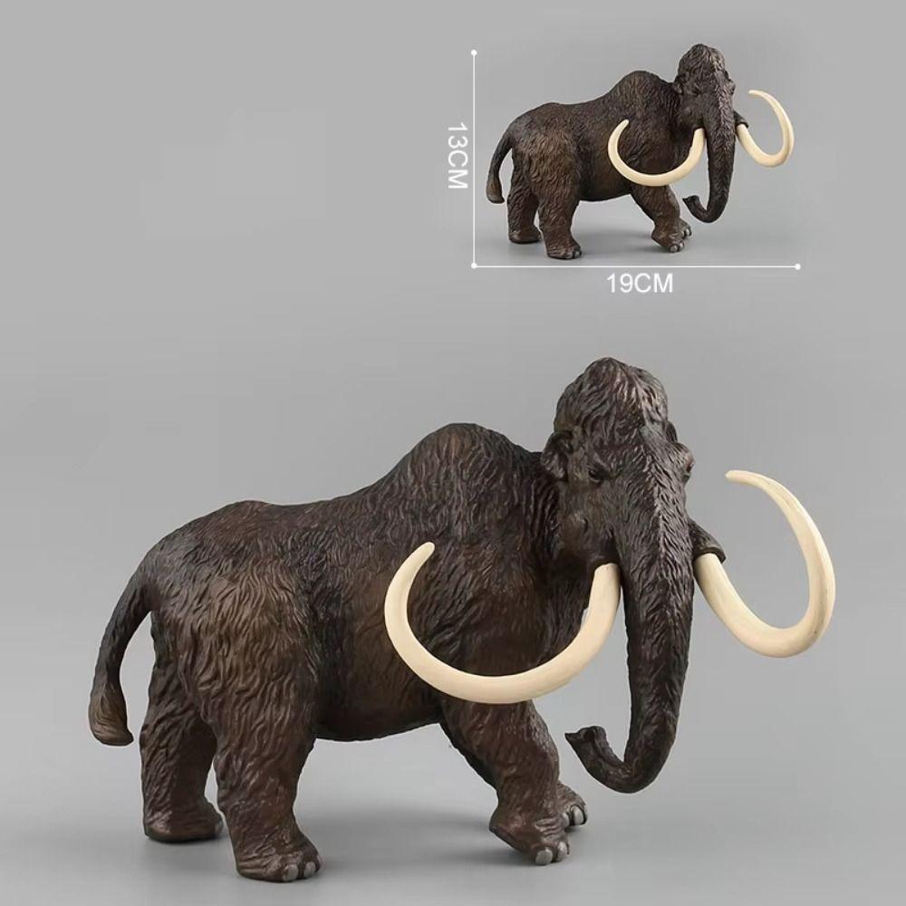 Collectible Simulation Elephant Action Figures Handmade Elephant Miniatures Figurine Children Toys