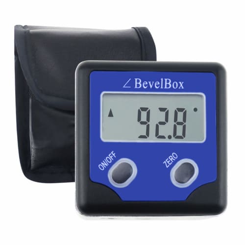 TECKOPLUS Digital Angle Meter, Inclinometer, Bevel Box, Angle Meter with Mode, }180.0, 3 Internal Magnets, IP54 Waterproof