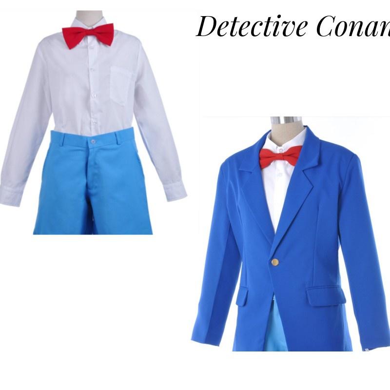 Lawlay Anime Detective Conan Cosplay Costume For Halloween And Comic Con