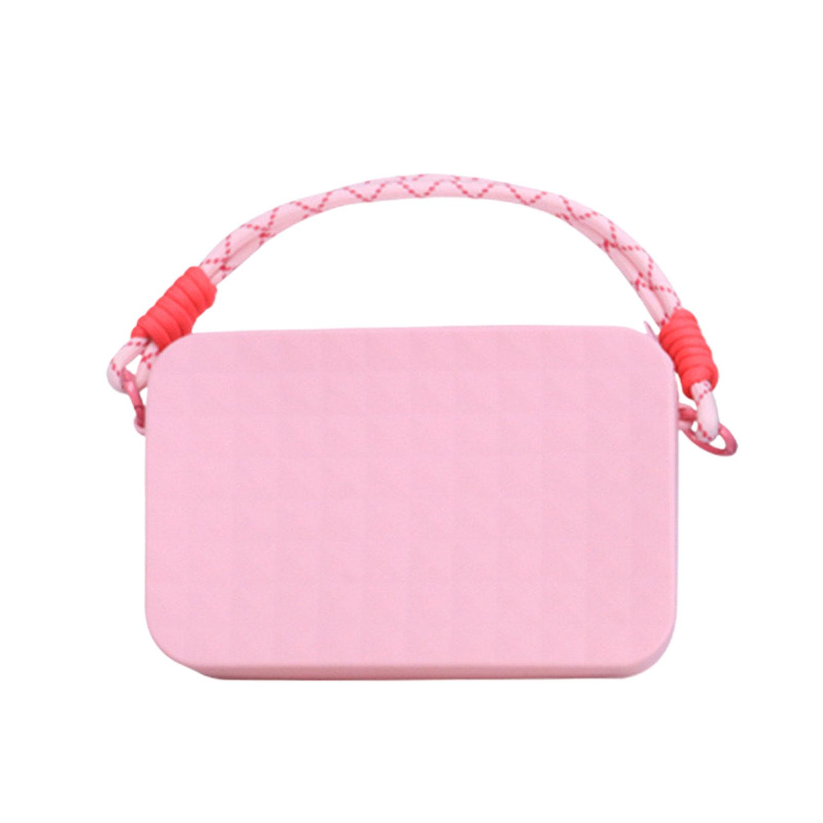 

Пляжная сумка для хранения телефона, силиконовая с аксессуарами для пляжной подвески, силиконовый чехол для защиты телефона, силиконовая сумка розовый