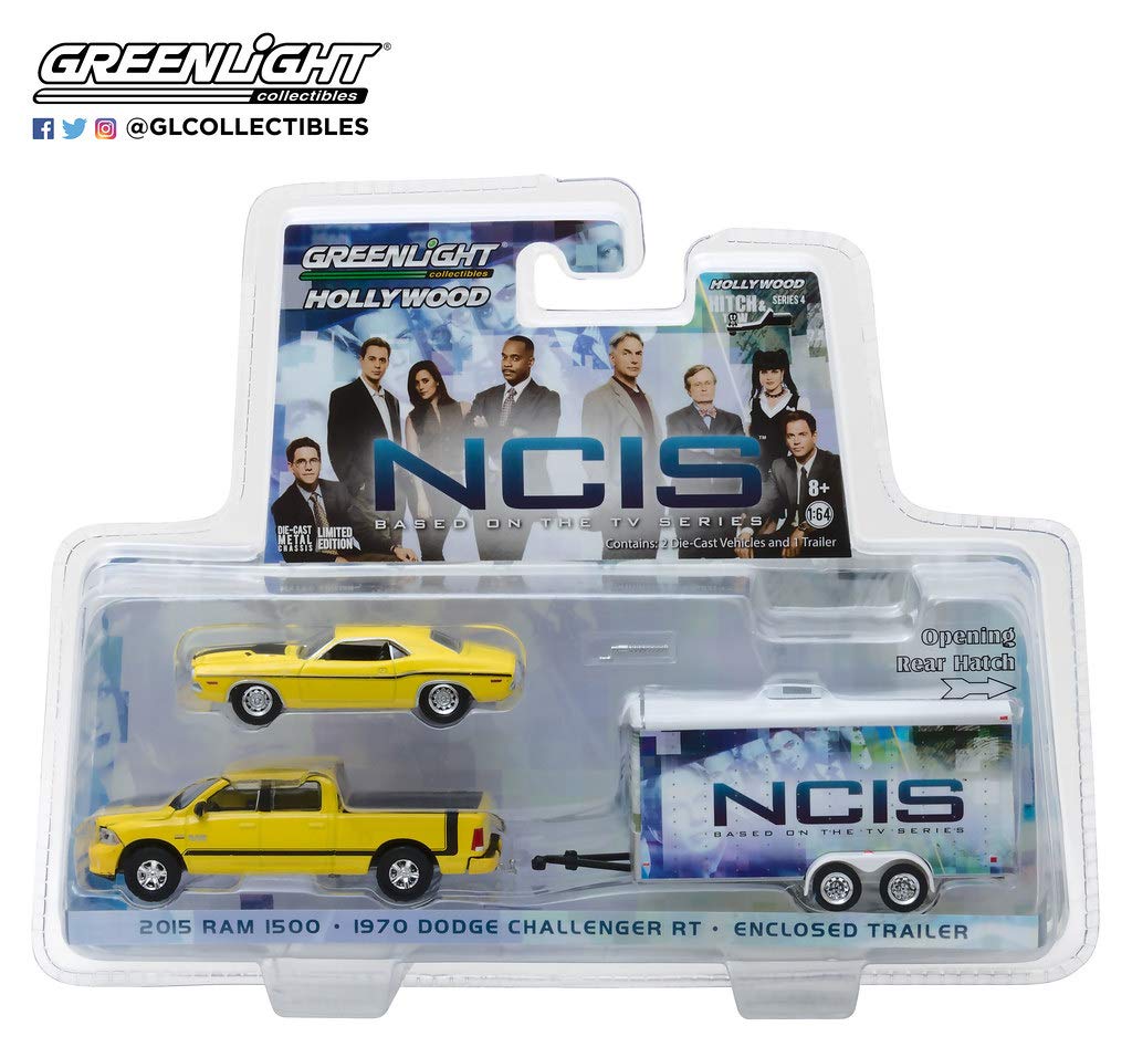 Greenlight 2015 Ram 1500 1970 Dodge Challenger RT NCIS 164