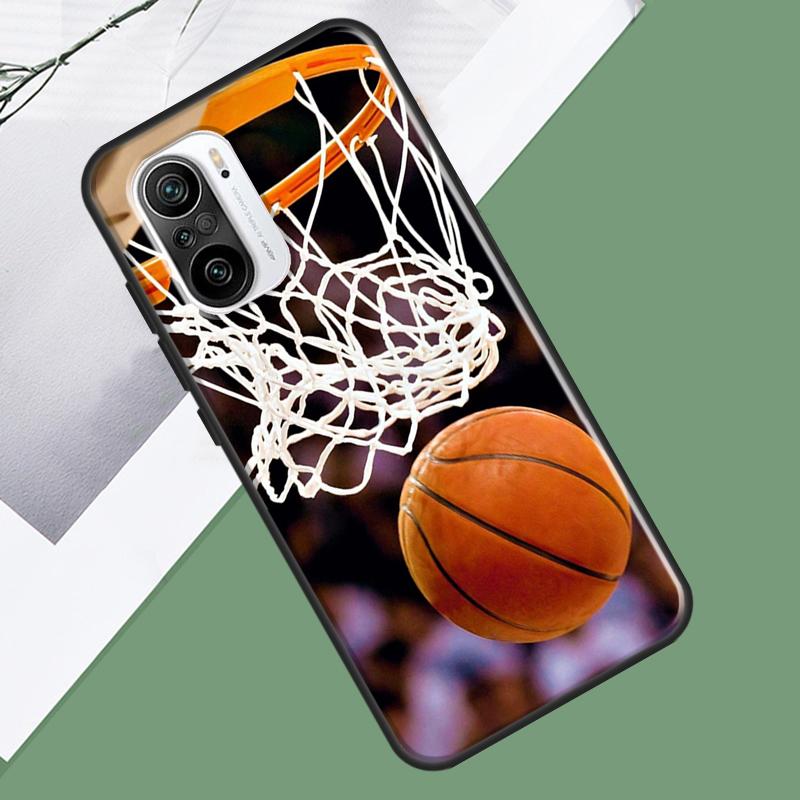 

Basketball Basket Case For Xiaomi 17 Pro Max 13 14 15 Ultra 13T 14T 15T Pro POCO F7 F5 F6 X5 X6 X7 Pro Cover POCO X7
