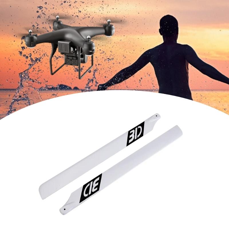 Durable 550mm Carbon Fiber Main Rotor Propellers for 550 & Raptor 30 Propellers Enhances Your Flying Experience