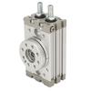 Rotary Pneumatic Air Cylinder 0 To 190 Degree Adjustable Aluminum Alloy High Strength Waterproof Rotate Cylinder 10A