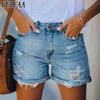 Women's Fashion Casual Solid Color Print High Waist Sport Shorts