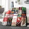 Christmas Vacation Quotes And Memes Multipurpose Personalized Blanket Customize Your Name Soft Warm Cozy Throw For Sofa Couch Office Bed Picnics Four