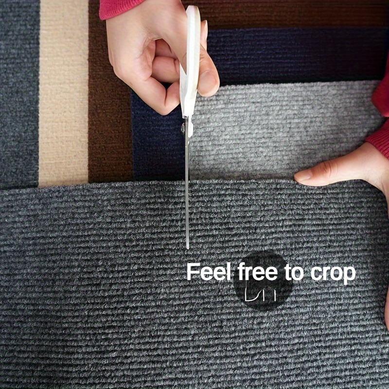 Self adhesive cat scratch board, wall mounted durable polyester scratch pad for indoor cats, furniture protection stickers