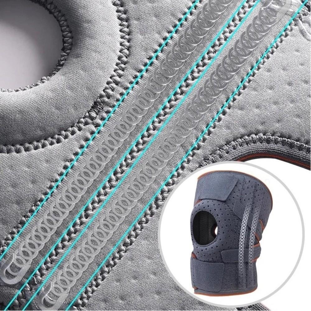 1Pcs Breathable Knee Braces Silicone Compression Knee Support Wrap Quality Knee Pads Strap  Running