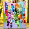 Happy Tree Friends4 printed throw blanket—lightweight,soft,warm;versatile blanket for all seasons—perfect as &air-conditioning throw,nap blanket