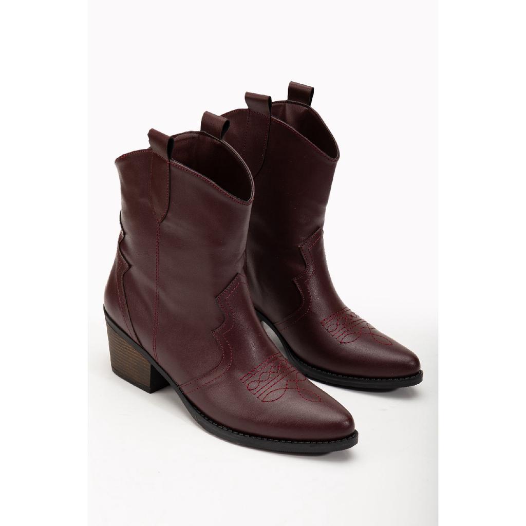 Krémové hnědé béžové matné semišové západní kovbojské boty