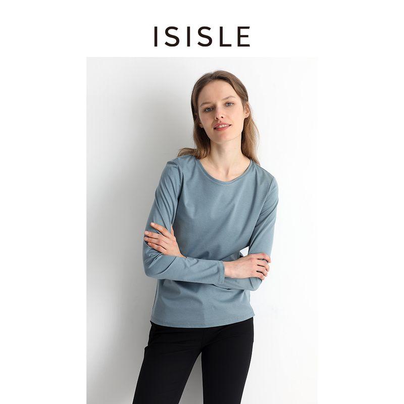 

Shishanwenye [Бренд Its Isisle] Коллекция Специальных Весенних Предложений Ограниченное Время Большая Распродажа Будет Распродано! T-shirt 03-M20110401 gray blue S