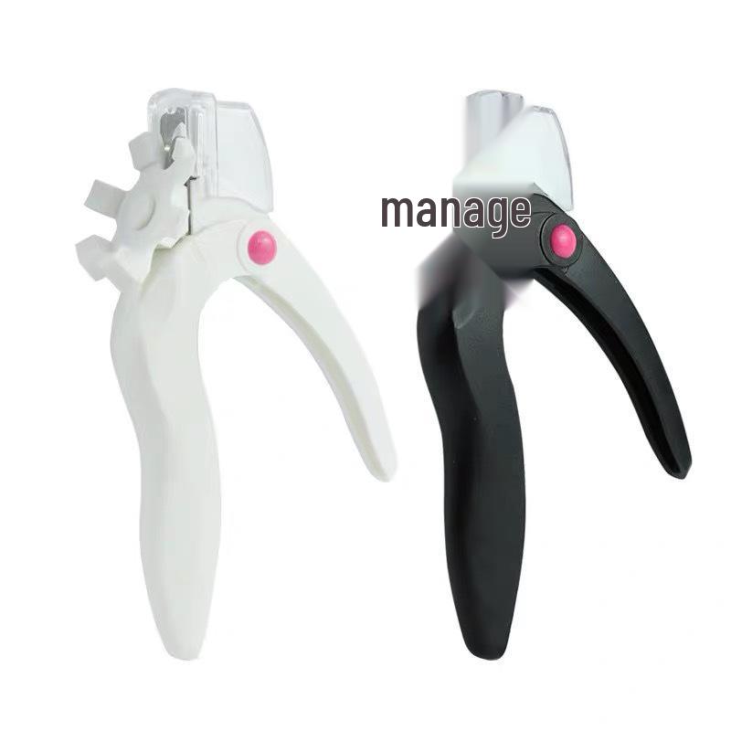 Nail Art U-Shaped French Cut Crystal Gel Extension Clipper