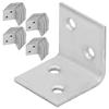 Carpenter's Angle, Construction Connector, Steel, Galvanized, 25X25X25 Mm, 50 Pcs