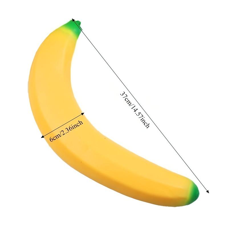 

Giant Banana Squishy Toy Fake Banana Squeeze Toy Squishy Stress Relief Fidget Toy Slow Rising Desk Accessory for Adults Gift Presents