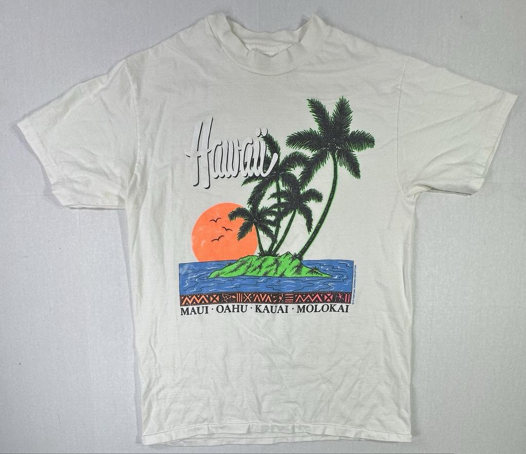 Vintage 1991 Hawaii Shirt Size M Men Maui Oahu Kauai Molokai Unisex T-Shirt