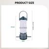 Hanging Garden Fence Bird Feeding Tool Lightweight Dangling Feeder for Balcony Yard