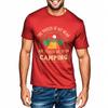 Plus Size Summer Teenagers tshirt The Voices In My Head Are Telling Me To Go Camping Short Sleeve Cotton O Neck Tshirt