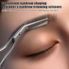 Edelstahl Augenbrauen Trimmer Schere Präzisions Pflege Werkzeug für Männer & Frauen Müheloses Messer Haarentfernung Rasierer Werkzeug