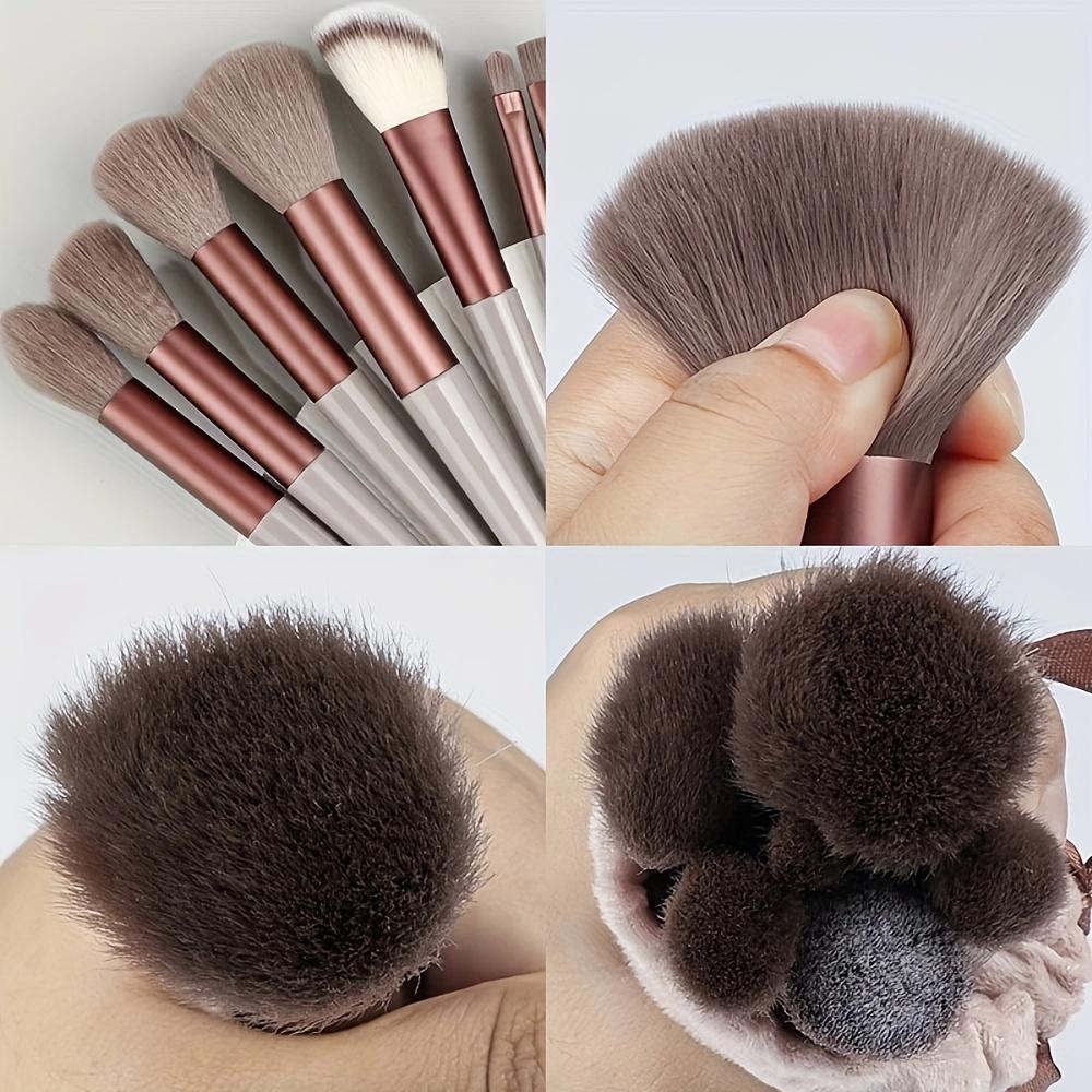 Makeup Brush Set Soft Fluffy Professional Cosmetics Foundation Powder Eyeshadow Kabuki Mixed Makeup Brush Beauty Tools Makeup Sponge Storage Bag