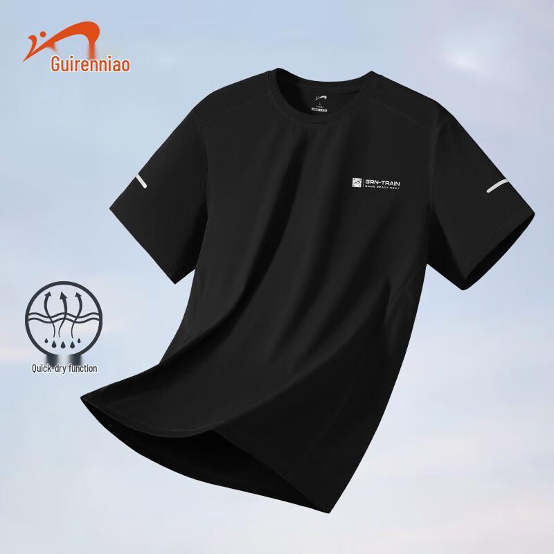 Guirenniao Men s Quick-Dry Sport T-Shirt M