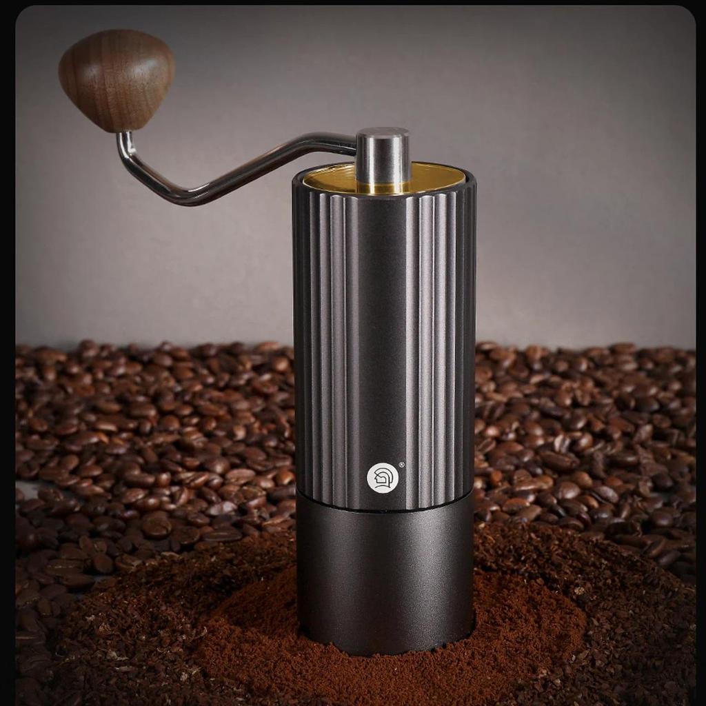 Hero Z3pro Hand-Crank Coffee Grinder with Six-Star Titanium-Coated Blade, Portable Coffee Mill, Manual Coffee Bean Grinder
